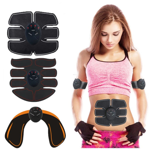 Electric Muscle Stimulator EMS Wireless Buttocks Hip Trainer Abdominal ABS Stimulator Fitness Body Slimming Massager.