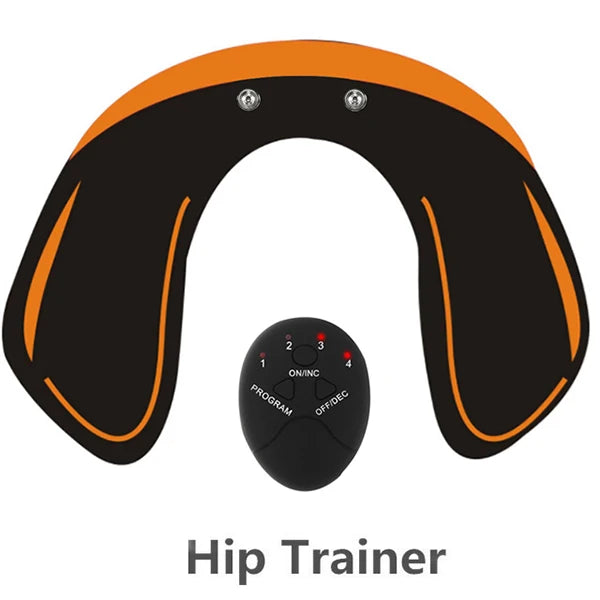 Electric Muscle Stimulator EMS Wireless Buttocks Hip Trainer Abdominal ABS Stimulator Fitness Body Slimming Massager.
