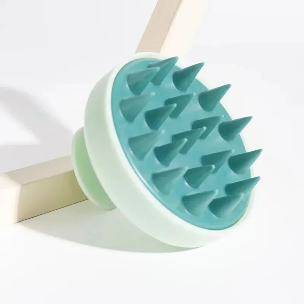 1pc Silicone Shampoo Brush Head Scalp Massage Comb Hair Washing Combs Bath Shower Body Massage Brushes Salon Hairdressing Tools.