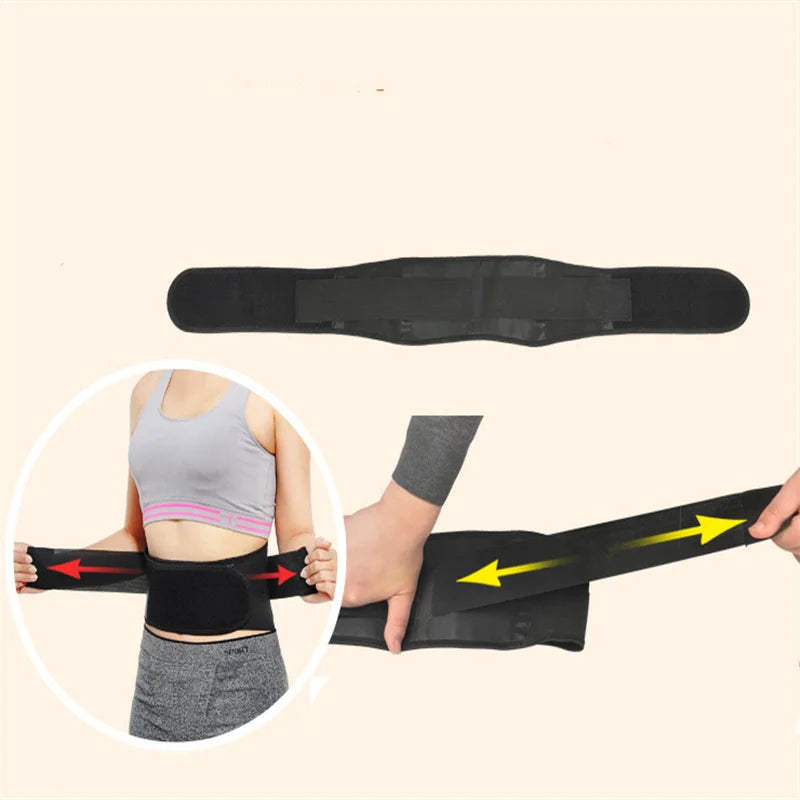 Adjustable Waist Self-heating belt protector Back Waist Support Belt Lumbar Brace Massage Band Health Care.