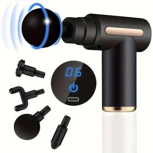 Fascia Gun Muscle Relaxation Massager Electric Vibration Massage Gun Professional Grade Neck Membrane Gun.