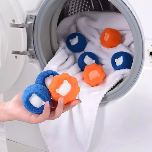 Pet Hair Remover Reusable Ball Wool Sticker Cat Hair Remover Pet Fur Lint Catcher Cleaning Tools Laundry Washing Machine Filter.