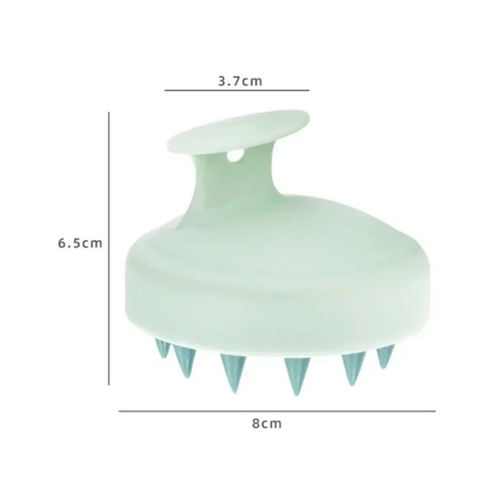 1pc Silicone Shampoo Brush Head Scalp Massage Comb Hair Washing Combs Bath Shower Body Massage Brushes Salon Hairdressing Tools.