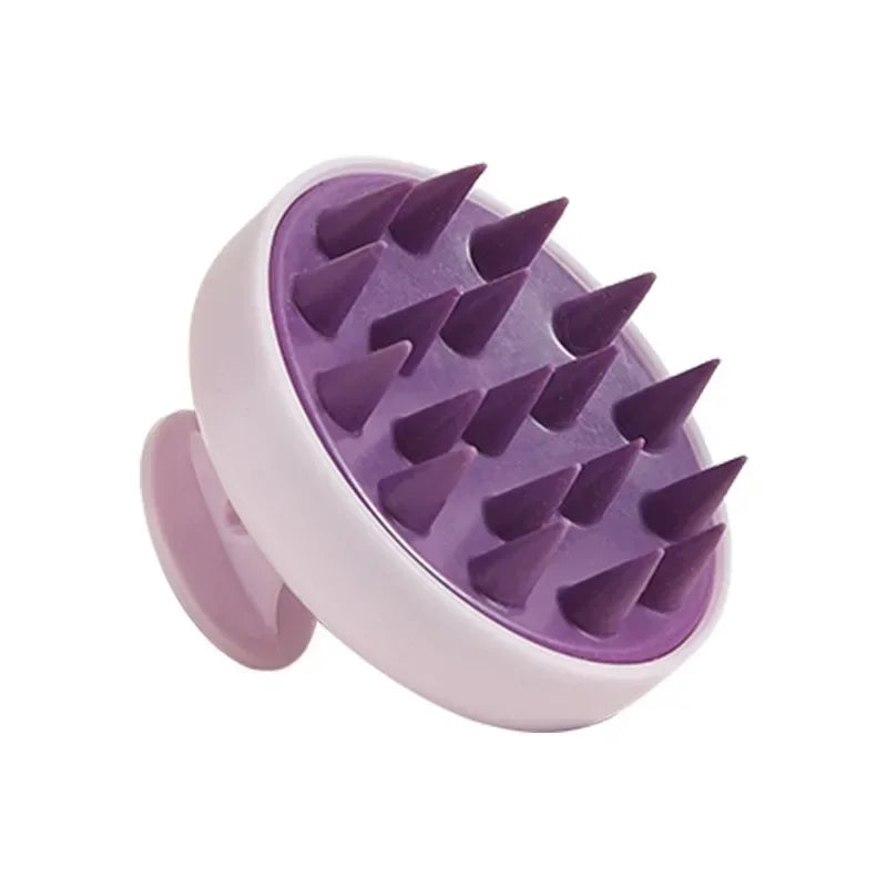 1pc Silicone Shampoo Brush Head Scalp Massage Comb Hair Washing Combs Bath Shower Body Massage Brushes Salon Hairdressing Tools.