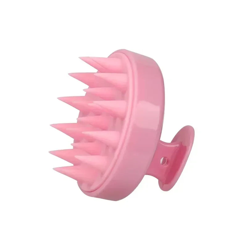 1pc Silicone Shampoo Brush Head Scalp Massage Comb Hair Washing Combs Bath Shower Body Massage Brushes Salon Hairdressing Tools.