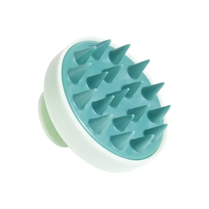 1pc Silicone Shampoo Brush Head Scalp Massage Comb Hair Washing Combs Bath Shower Body Massage Brushes Salon Hairdressing Tools.
