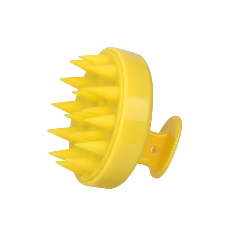 1pc Silicone Shampoo Brush Head Scalp Massage Comb Hair Washing Combs Bath Shower Body Massage Brushes Salon Hairdressing Tools.