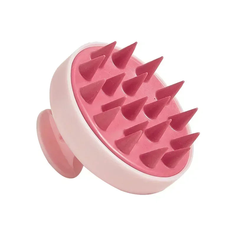 1pc Silicone Shampoo Brush Head Scalp Massage Comb Hair Washing Combs Bath Shower Body Massage Brushes Salon Hairdressing Tools.