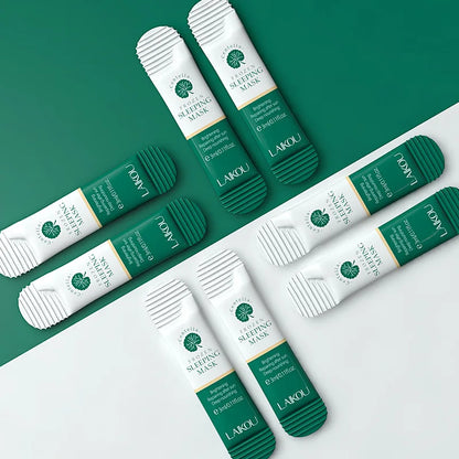 LAIKOU 7pcs Moisturizing Facial Mask Hydrating Sleeping Face Sheet Masks Repairing & Nourishing Night Face Mask Skin Care.