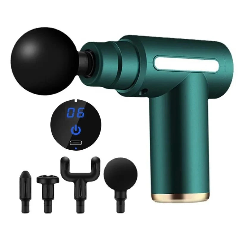 Fascia Gun Muscle Relaxation Massager Electric Vibration Massage Gun Professional Grade Neck Membrane Gun.