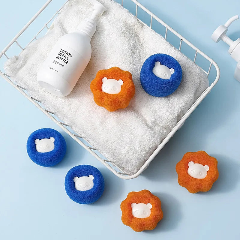 Pet Hair Remover Reusable Ball Wool Sticker Cat Hair Remover Pet Fur Lint Catcher Cleaning Tools Laundry Washing Machine Filter.