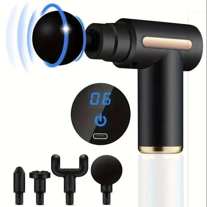 Fascia Gun Muscle Relaxation Massager Electric Vibration Massage Gun Professional Grade Neck Membrane Gun.