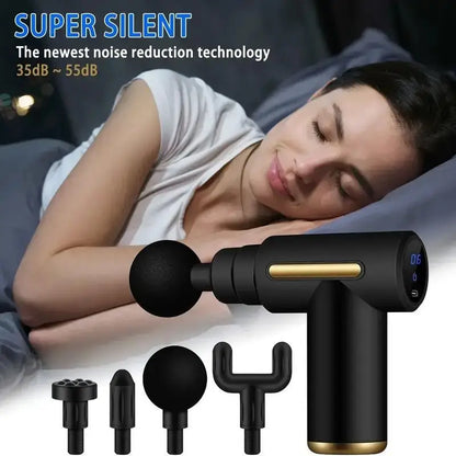 Fascia Gun Muscle Relaxation Massager Electric Vibration Massage Gun Professional Grade Neck Membrane Gun.