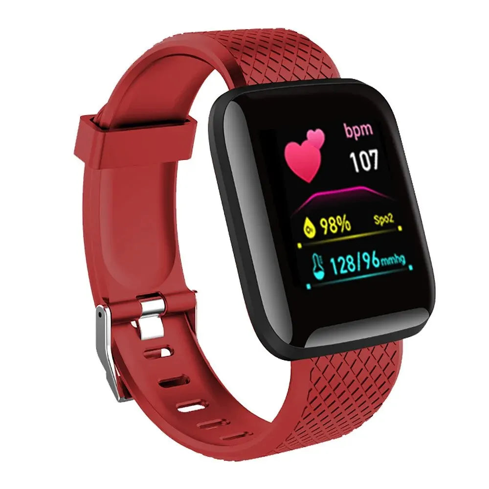 Multifunction Smart Watch For Men Women Kids Message Remind Music Control Sport Step Calories D13 Smartwatch Alarm Clock 116Plus.