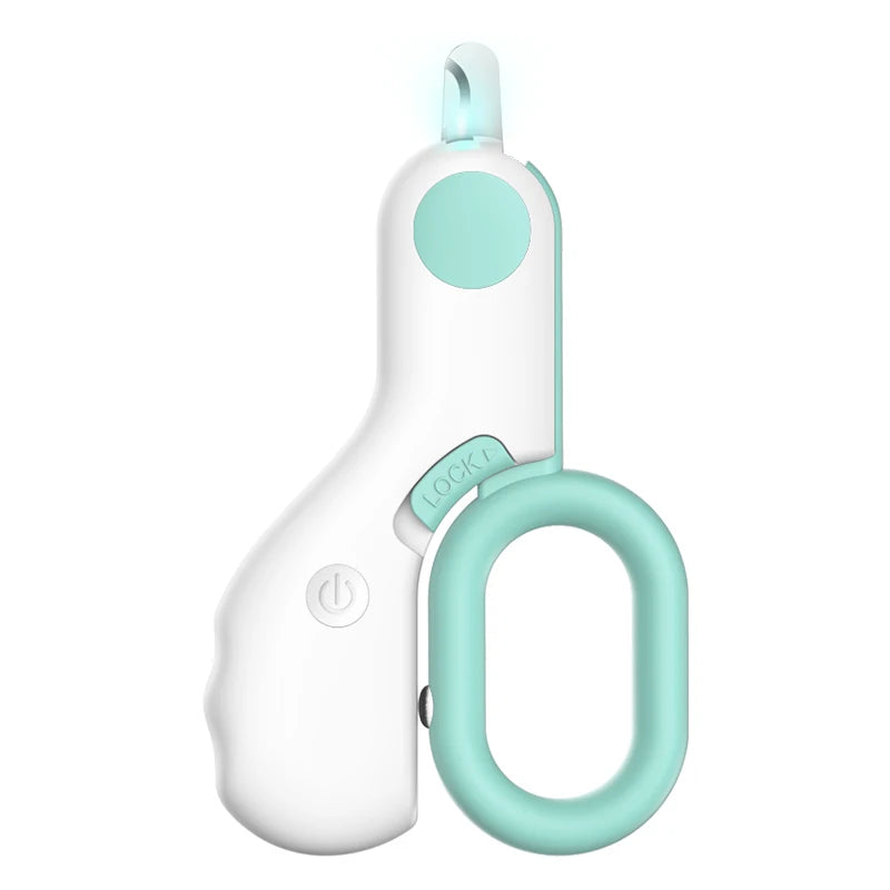 LED Light Cat Dog Nail Clipper Cutter Professional Pet Claw Trimmer with Safety Lock Puppy Kitten Animals Care Grooming Tool Kit.